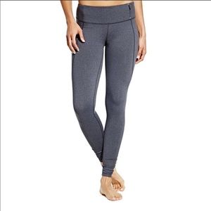 Grey Cold Weather Tulip Hem Leggings